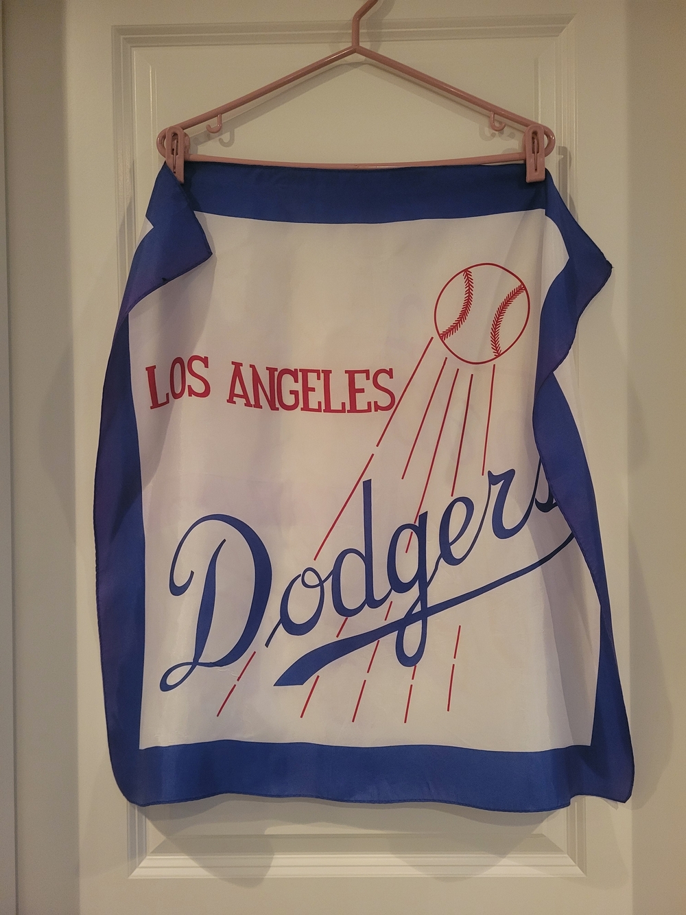 Vintage Los Angeles Dodgers Baseball Scarf